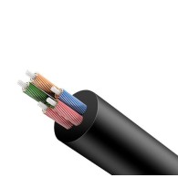 Адаптер Ugreen 3,5 mm mini jack AUX splitter adapter cable with microphone plug 20 cm (AV141 30620), Черен