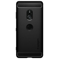 Spigen Rugged Armor удароустойчив силиконов (TPU) калъф за Sony Xperia Xz3, Black