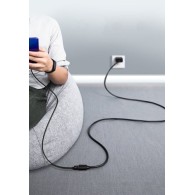 Кабел Ugreen USB 3.0 (female) - USB 3.0 (male) extension cord 1,5m. (US129 30126), Черен