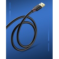 Кабел Ugreen USB 3.0 (female) - USB 3.0 (male) extension cord 1,5m. (US129 30126), Черен