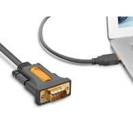 Кабел Ugreen USB - RS-232 (male)1m. (CR104 20210), Черен