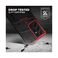 Калъф ZIZO BOLT Bundle за Samsung Galaxy S21 Ultra, Red Black