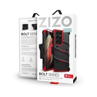 Калъф ZIZO BOLT Bundle за Samsung Galaxy S21 Ultra, Red Black