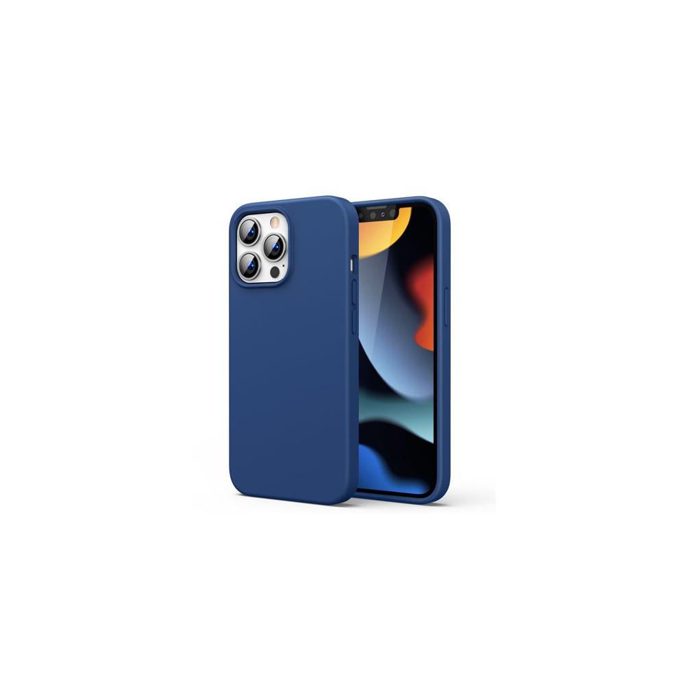 Калъф Ugreen Protective Silicone Case Soft Flexible Rubber Cover за iPhone 13 Pro, Син