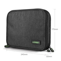 Чанта за телефон и аксесоари Ugreen Cable Accessory Storage Bag phone cables 24,5 x 17,5 x 5 cm gray (50147 LP149)