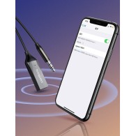 Адаптер- кабел Ugreen USB Wireless Bluetooth 5.0 AUX adapter jack cable (70601 CM309), Черен