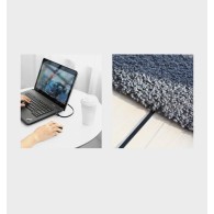 Кабел Ugreen flat Ethernet patchcord cable RJ45 Cat 6 UTP 1000 Mbps 1m (NW101 50184), Черен