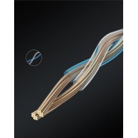 Кабел Ugreen flat Ethernet patchcord cable RJ45 Cat 6 UTP 1000 Mbps 1m (NW101 50184), Черен