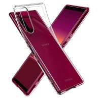 Spigen Liquid Crystalтънък силиконов (TPU) калъф за Sony Xperia 5, Crystal Clear