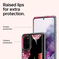 Spigen Ciel дизайнерски удароустойчив кейс за Samsung Galaxy S20+ Plus, Rose Floral