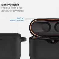 Spigen Silicone Fit Sony WF-1000XM3, Black