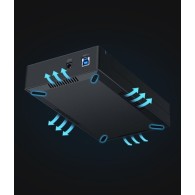 Твърд диск Ugreen HDD 3,5'' hard drive SATA housing case (50422), Черен