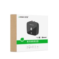 Безжичен високоговорител Ugreen 2RCA / 3,5 mm mini jack Bluetooth 5.0 aptX receiver (40759), Черен