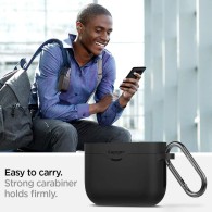 Spigen Silicone Fit Sony WF-1000XM3, Black