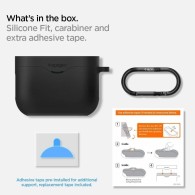 Spigen Silicone Fit Sony WF-1000XM3, Black