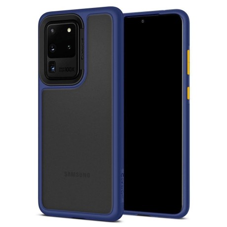 Spigen Ciel Color Brick дизайнерски удароустойчив кейс за Samsung Galaxy S20 Ultra, Navy