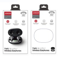 Безжични скушалки Joyroom TWS, LED Display, Waterproof IPX5, Wireless Bluetooth 5.0 (JR-T12), Черен