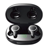 Безжични скушалки Joyroom TWS, LED Display, Waterproof IPX5, Wireless Bluetooth 5.0 (JR-T12), Черен