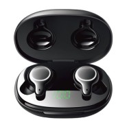 Безжични скушалки Joyroom TWS, LED Display, Waterproof IPX5, Wireless Bluetooth 5.0 (JR-T12), Черен