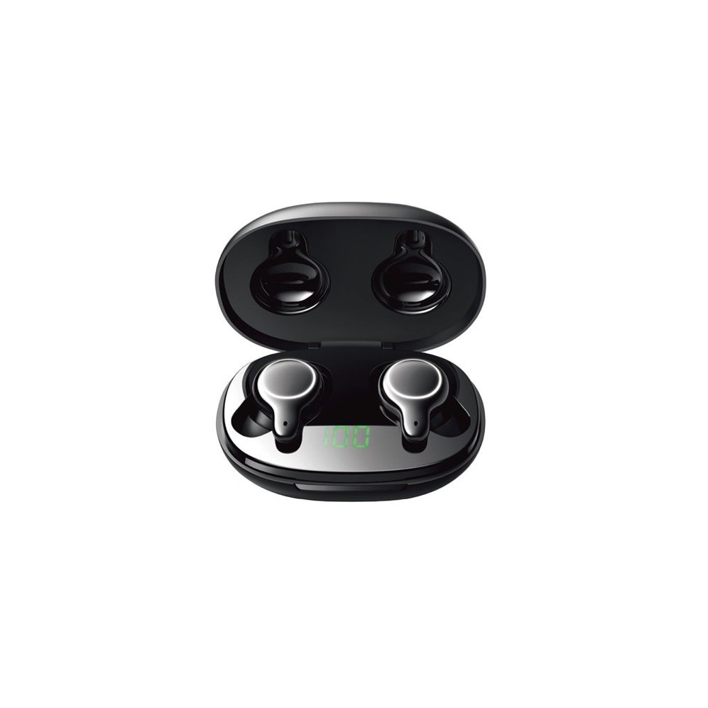 Безжични скушалки Joyroom TWS, LED Display, Waterproof IPX5, Wireless Bluetooth 5.0 (JR-T12), Черен
