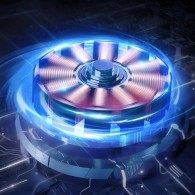 Поставка с функция за безжично зареждане Joyroom Three Axis 15W, automatic car charger electric (air vent) (JR-ZS219), Черен