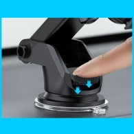 Поставка Joyroom mechanical car phone holder with adjustable arm for dashboard (JR-ZS258), Черен