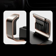 Поставка с функция за безжично зареждане Joyroom 15W, car charger gravity (air vent) (JR-ZS220), Черен