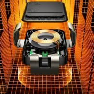 Поставка с функция за безжично зареждане Joyroom 15W, car charger gravity (air vent) (JR-ZS220), Черен