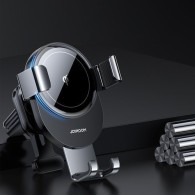 Поставка с функция за безжично зареждане Joyroom 15W car charger gravity (air vent) (JR-ZS212), Сив