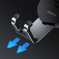 Поставка с функция за безжично зареждане Joyroom 15W car charger gravity (air vent) (JR-ZS212), Сив