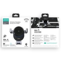 Поставка с функция за безжично зареждане Joyroom 15W car charger gravity (air vent) (JR-ZS212), Сив