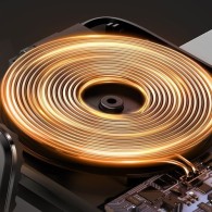 Поставка с функция за безжично зареждане Joyroom 15W, automatic electric (dashboard) (JR-ZS214), Черен