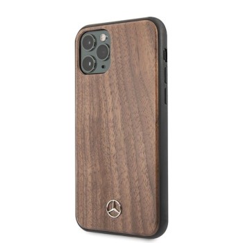 Калъф Mercedes MEHCN65VWOLB iPhone 11 Pro Max Wood Line Walnut