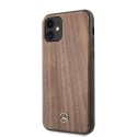 Калъф Mercedes MEHCN61VWOLB iPhone 11  Wood Line Walnut