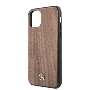 Калъф Mercedes MEHCN61VWOLB iPhone 11  Wood Line Walnut