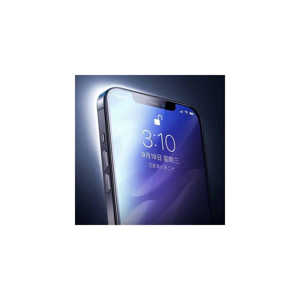 Стъклен протектор Joyroom Knight Series 2,5D full screen за iPhone 12 Pro Max (JR-PF597), Черен