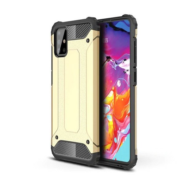 Калъф Hybrid Armor Case за Samsung Galaxy A71 golden