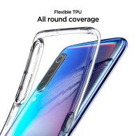 Spigen Liquid Crystal Fit тънък силиконов (TPU) калъф за Xiaomi Mi9, Crystal Clear