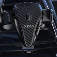 Поставка за кола Dudao car gravity holder for air supply ventilation grille (F7xs), Черен