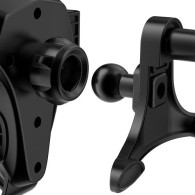 Поставка за кола Dudao car gravity holder for air supply ventilation grille (F7xs), Черен