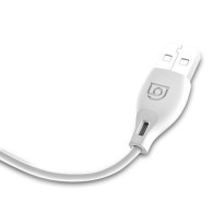 Кабел Dudao cable USB Type C 2.1A 1m (L4T 1m white), Бял