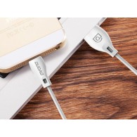 Кабел Dudao cable micro USB cable 2.4A 2m (L4M 2m white), Бял