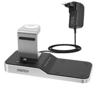 Станция за безжично зареждане 4в1 Choetech за smartphone / Apple Watch / AirPods 10W (T316), Черен