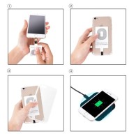 Стикер за безжично зареждане Choetech Lightning Induction Insert (WP-IP), Бял