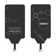 Стикер за безжично зареждане Choietech Qi Micro USB (bottom) induction insert (WP-MICRO-201BK), Черен