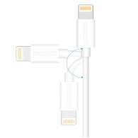 Кабел Choetech MFI USB - Lightning 1,2m. (IP0026 white), Бял