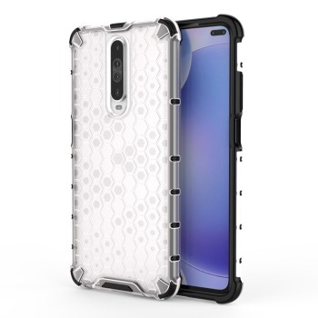 Калъф fixGuard Honeycomb Case armor cover with TPU Bumper for Xiaomi Redmi K30 transparent