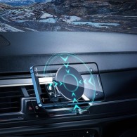 Магнитна поставка за кола Choetech Magnetic Car Air Vent за iPhone (AT0004), Черен