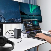 Мултифункционален хъб 15в1 Choetech Type C, PD, 100W, (HUB- M21), Сив