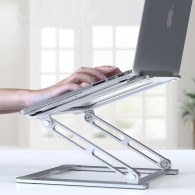 Поставка за лаптоп TECH-PROTECT PRODESK UNIVERSAL LAPTOP STAND, SILVER